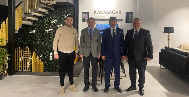 Ali Karabacak'a hayırlı olsun ziyareti