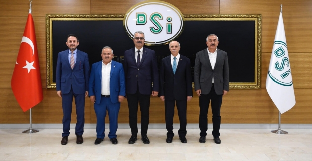 Ahlatcı'nın Ankara ziyaretine Başkan Şaltu da katıldı