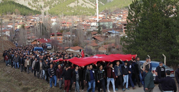 Şehit imam son yolculuğuna uğurlandı 