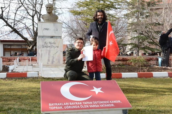 Alaca’dan Afrin’deki Mehmetçik’e tam destek