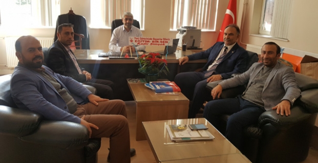 Alaca Eğitim-Bir-Sen'den hayırlı olsun ziyaretleri...