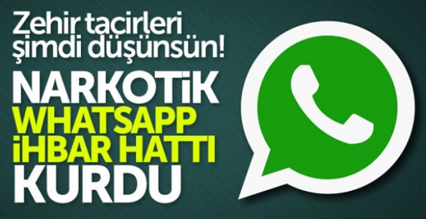 Uyuşturucu İhbar Hattı kuruldu