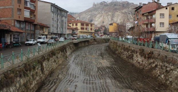 Dere yataklarında taşkın koruma çalışması