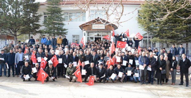 Alaca’dan Afrin’deki Mehmetçik’e tam destek