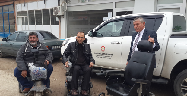 Sungurlu'ya akülü sandalye bağışı
