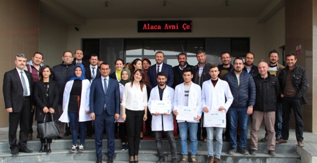 Alaca'da 'Süt Hijyeni ve Buzağı Ölümlerinin Önlenmesi’ eğitimi