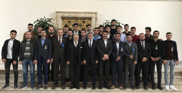 Alacalı gençler, Uslu ile görüştü