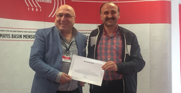 Eğitim semineri sertifika töreniyle sona erdi