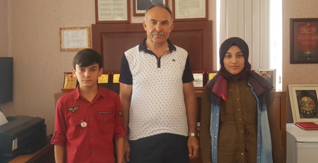 LGS birincileri ödüllendirildi