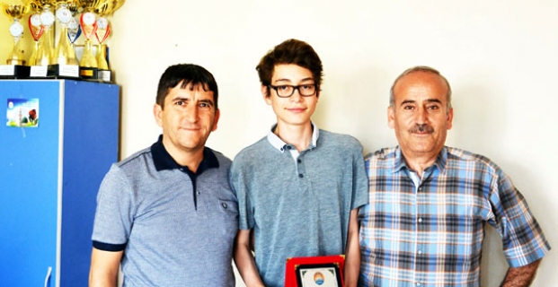 LGS'de Alaca birincisi Muhammet Çoban