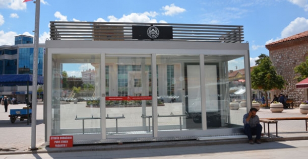 Otobüs durakları artık klimalı