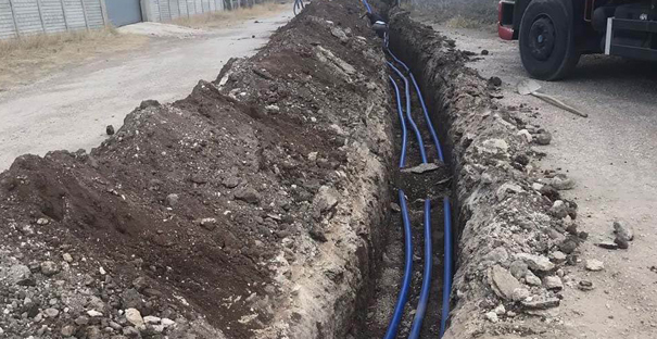 3 köyün içme suyu hattı yenileniyor