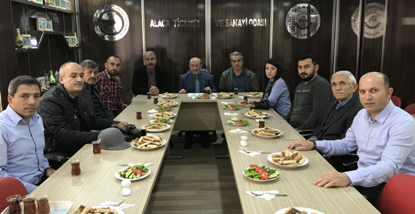 Alaca TSO, basın mensupları ile kahvaltıda buluştu