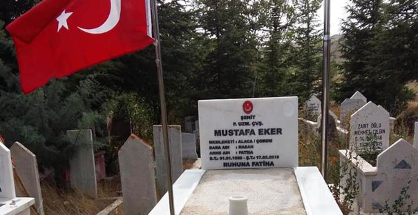Şehitlerin mezarları yenileniyor