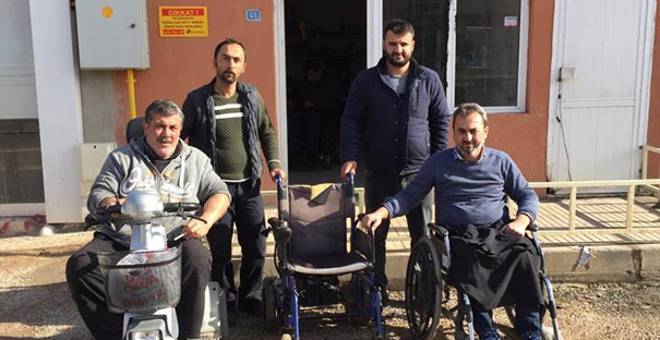 Alaca'dan Laçin Belediyesi'ne tamir hizmeti