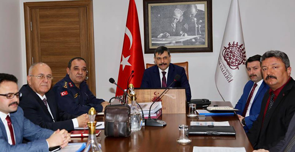 Seçim güvenliği görüşüldü