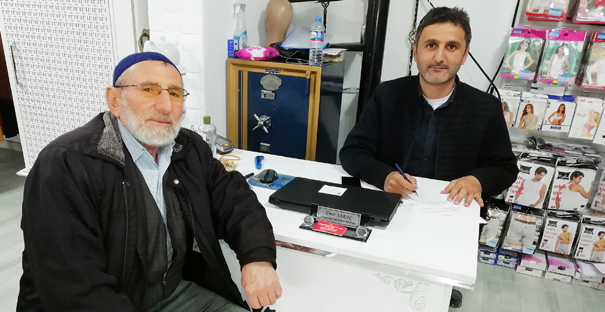 Mahalle sakinlerinden doğalgaz teşekkürü