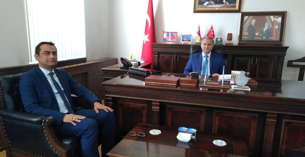 Yalvaçer'den Kaymakam Kurtyemez ve Başkan Şaltu'ya ziyaret