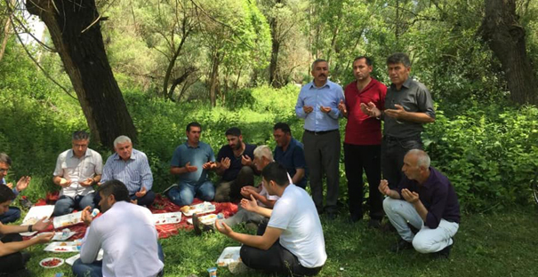 Başkan Şaltu, şükür duasına katıldı