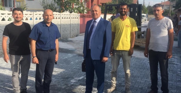 İller Bankası, kilit taşı çalışmalarını inceledi