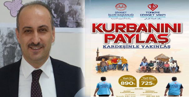 "Kurbanını paylaş, kardeşinle yakınlaş"