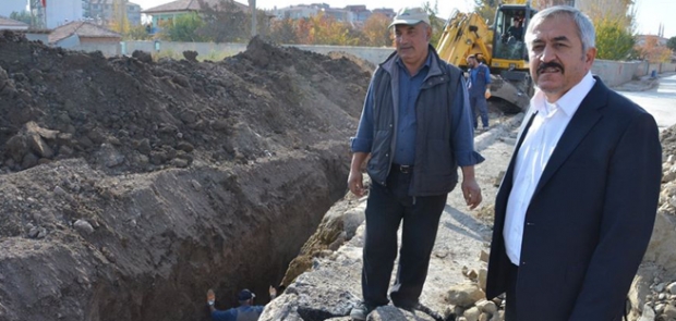 800 metre kanal çalışması