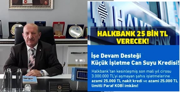 Şahıs işletmelerine kredi desteği!