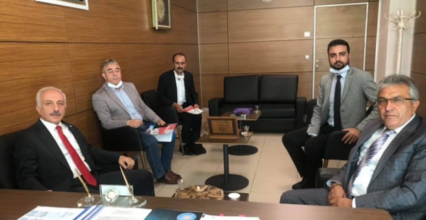 Dernek başkanlarından Zeki Gül'e ziyaret