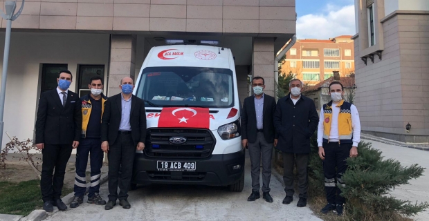 Yeni ambulans hizmete başladı