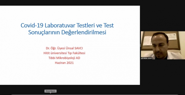 Covid-19 tanısı testleri hakkında bilgi verdi