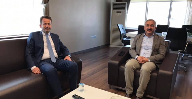 Kenan Yaşar'dan Başkan Şaltu'ya ziyaret