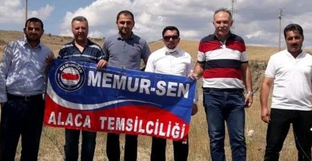 Alaca Memur Sen Ankara’daki eyleme katıldı