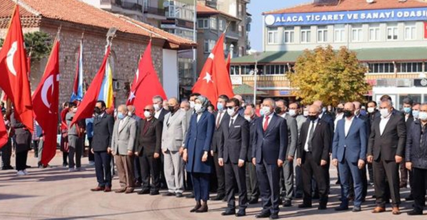 Alaca'da 29 Ekim törenle kutlandı