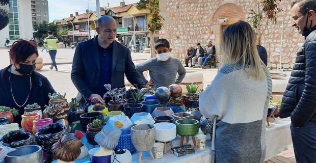 Girişimciler eserlerini Alaca’da sergiledi