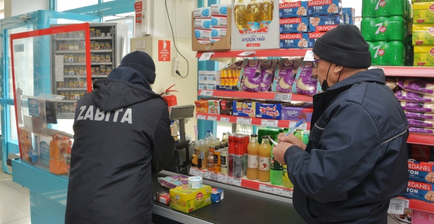 Zabıta’dan market denetimi!