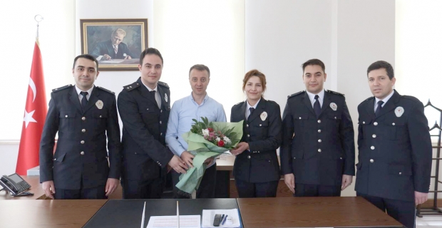 Polis Haftası'nda Kaymakam Aytemür'e ziyaret