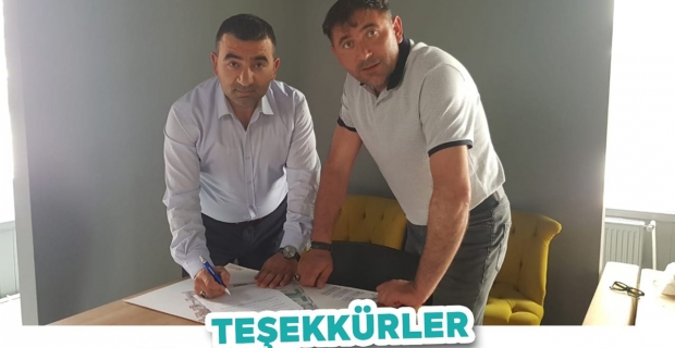 Alaca Belediyespor 'un forma göğüs sponsoru Asser İnşaat oldu