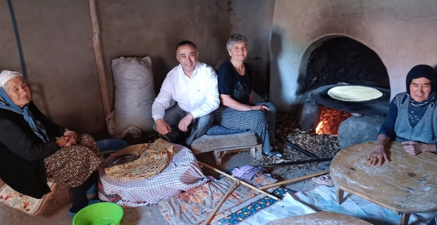 Kargın Köyü'nde İlçe Başkanı İsmail Çimen'in misafiri oldular