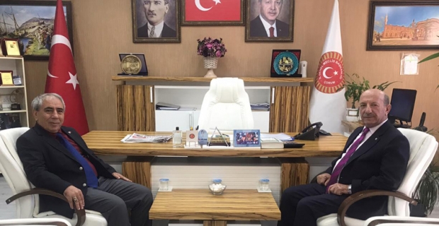 Günser Şirin’den Mehmet Bektaş’a ziyaret