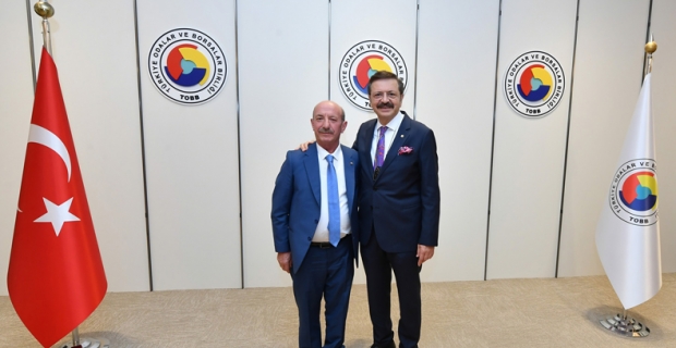 TSO Başkanı Şirin’den TOBB Başkanı Hisarcıklıoğlu’na ziyaret