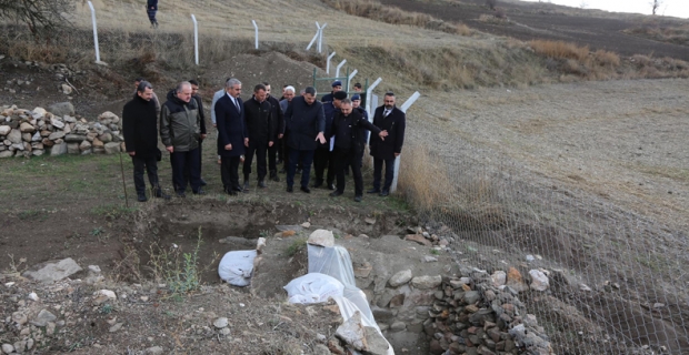 Vali Çiftçi, Kalehisar Örenyeri’nde inceleme yaptı