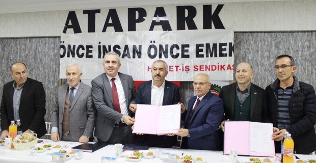 Başkan Şaltu, belediye çalışanlarıyla toplu iş sözleşmesi imzaladı