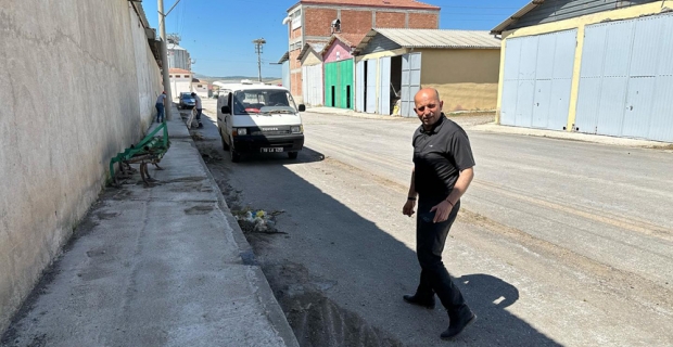 Alaca Buğday Pazarı'nda temizlik çalışması yapıldı