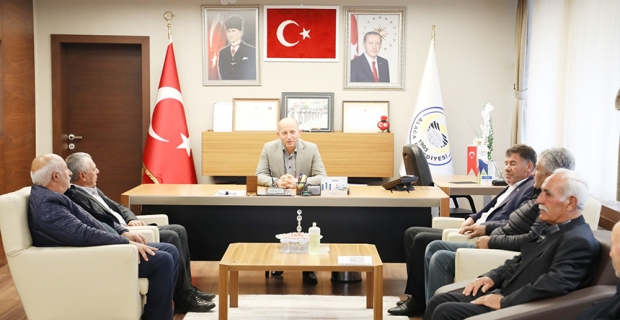 Muhtarlardan Başkan Yardımcısı Arslan’a ziyaret
