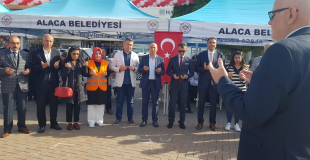 Alaca’da Filistin’e destek kermesi açıldı