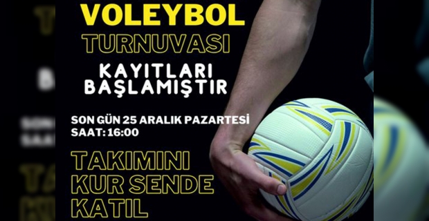 Geleneksel Voleybol Turnuvası’nın başvuruları başladı