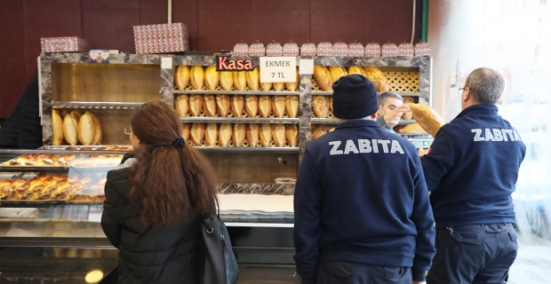 Zabıta ekipleri fırınları denetledi