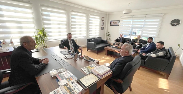 Alaca Ticaret Borsası Başkanı Arslan Gür’e ziyaret