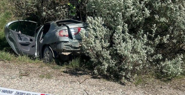 Alaca’da otomobil şarampole devrildi: 1 ölü, 1 ağır yaralı