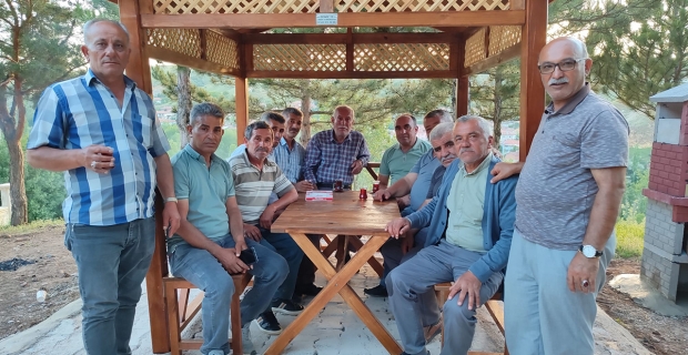 Alaca''da Şehit Eren İğneci Çamlığına kamalyeler ve şömineler yerleştirildi